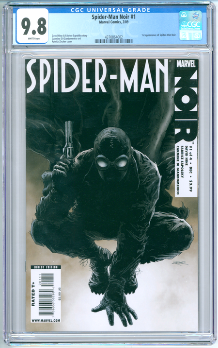 Spider-Man Noir: #1 [CGC 9.8 PATRICK ZIRCHER CVR A] 2009 Comics Marvel Comics