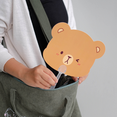 Milk Mocha Bear: Handy Fan - Mocha Fan Milk Mocha Bear