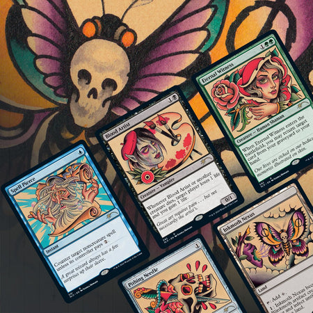 Magic: The Gathering TCG - Secret Lair Drop Series - Full Sleeves: The Tattoo Pack Card Game Wizards of the Coast