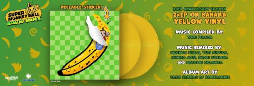 Super Monkey Ball: Banana Mania 2xLP Banana Yellow Vinyl Soundtrack [Audio Vinyl] Audio CD/Vinyl iam8bit