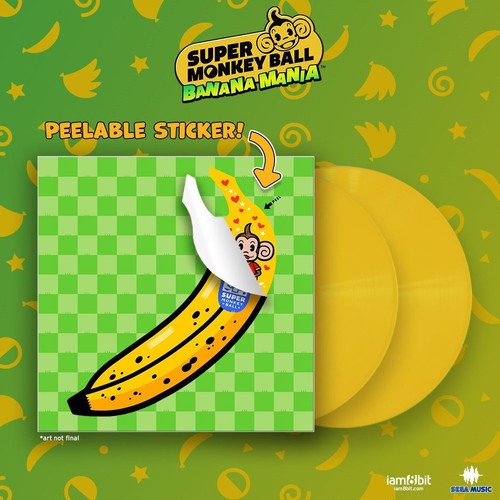 Super Monkey Ball: Banana Mania 2xLP Banana Yellow Vinyl