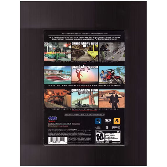 Grand Theft Auto: The Trilogy - III & Vice City & San Andreas [PlayStation 2] PlayStation 2 Video Game Rockstar Games