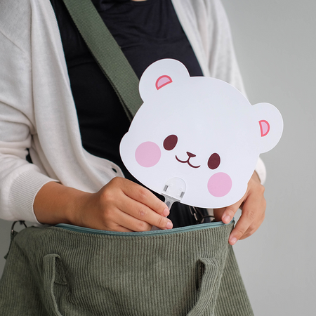Milk Mocha Bear: Handy Fan - Milk Fan Milk Mocha Bear
