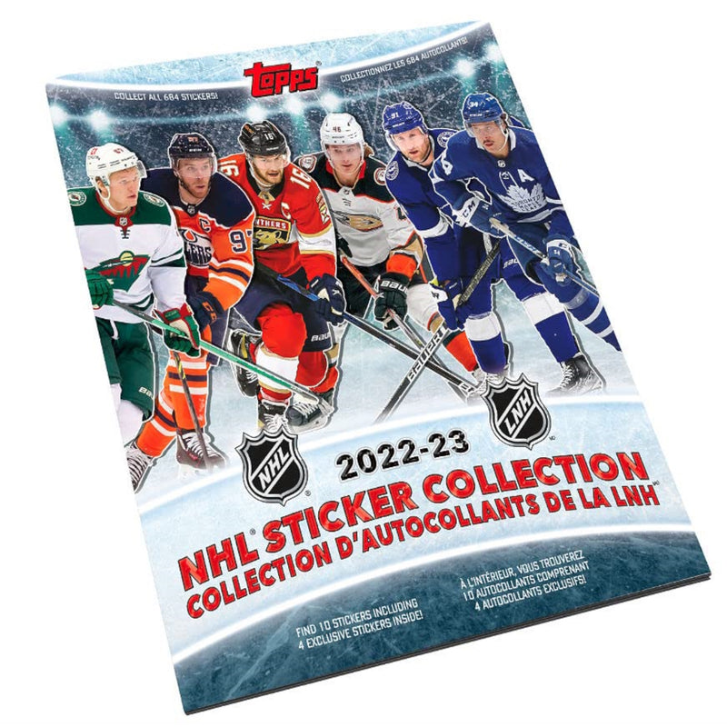 2022-23 Topps NHL Hockey Sticker Collection Album [Collectible] Card Game Topps   