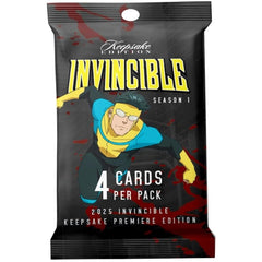 2025 Invincible Season 1 Keepsake Premiere Edition Hanger Pack Memorabilia Keepsake