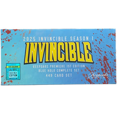 2025 Keepsake Invincible Season 1 - Premier 1st Edition Blue Holo Complete Set - 449 Card Set - LACC/NYCC Exclusive Memorabilia Keepsake