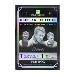 2025 Steve McQueen Keepsake Premiere Edition Hobby Box Memorabilia Keepsake