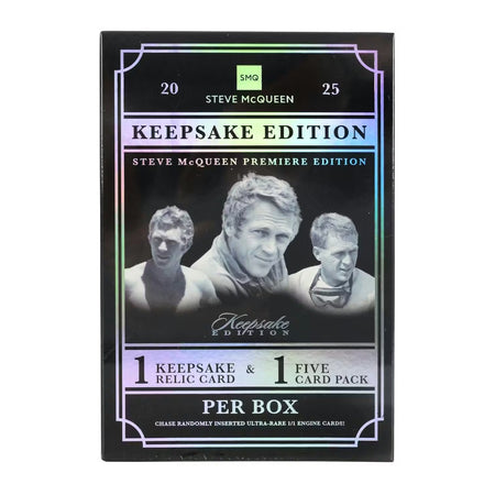 2025 Steve McQueen Keepsake Premiere Edition Hobby Box Memorabilia Keepsake