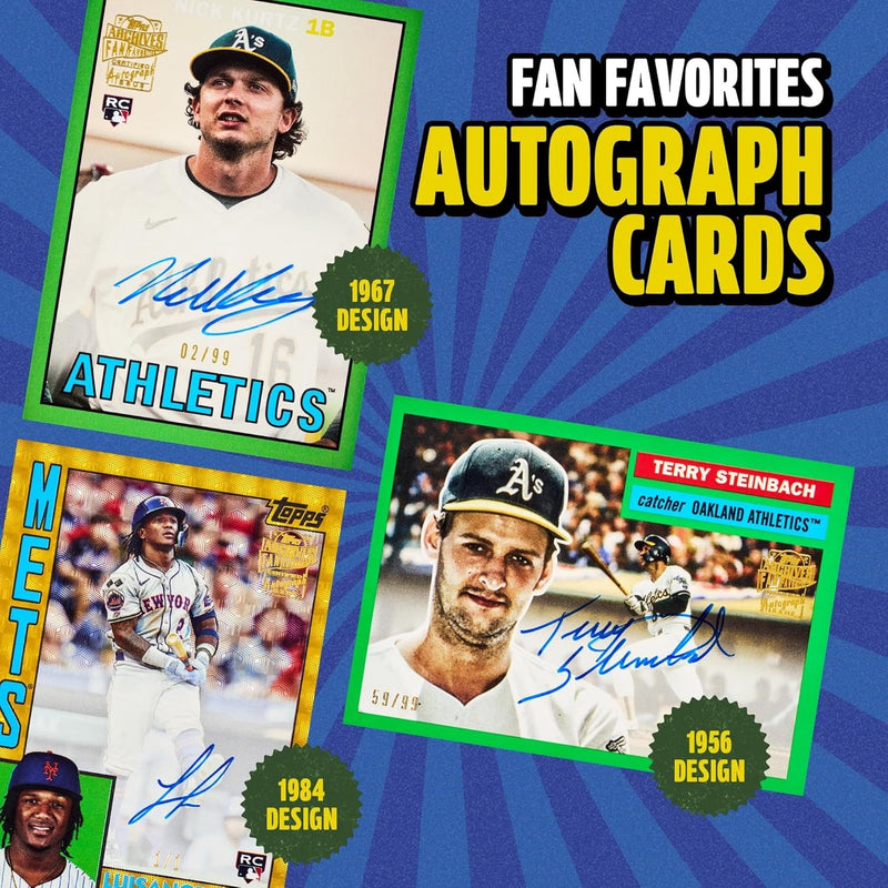 2025 Topps Archives: Baseball Blaster Box - 7 Packs Card Game Topps