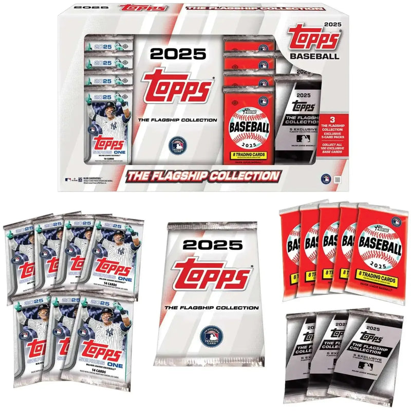 2025 Topps Baseball: The Flagship Collection - 15 Booster Packs Card Game Topps