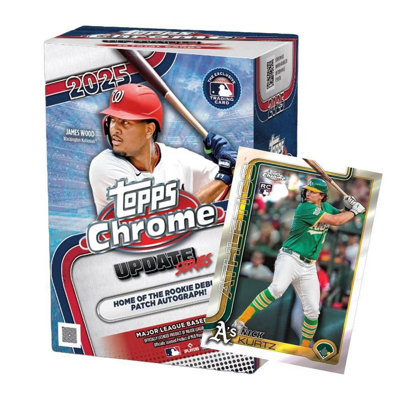 2025 Topps Chrome Update Series: Baseball Blaster Box - 7 Packs Card Game Topps