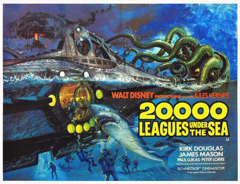 20,000 Leagues Under The Sea [DVD] DVD Movie Disney   