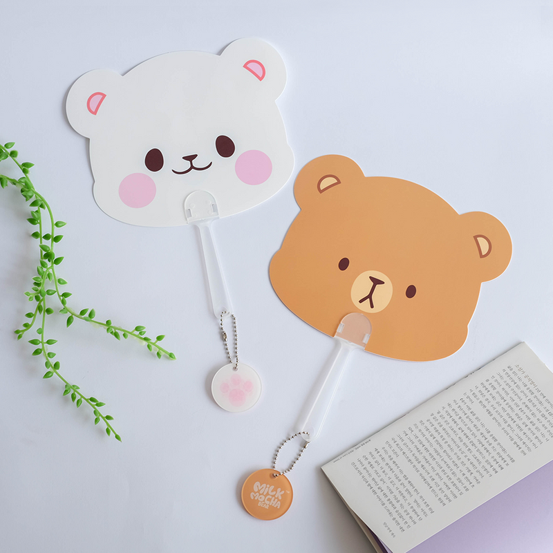 Milk Mocha Bear: Handy Fan - Milk Fan Milk Mocha Bear
