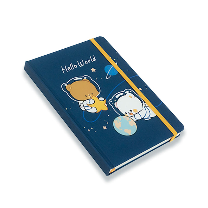 milkmochabear: Hello World Dot Grid Notebook Notebooks & Notepads Milkmochabear   