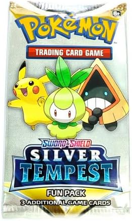 Pokemon TCG: Sword & Shield - Silver Tempest Fun Booster Pack Card Game Pokemon