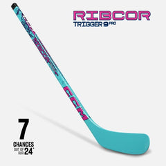 CCM Secret Mini Hockey Sticks 2024: Left Handed - 1 Random Stick Hockey Equipment CCM