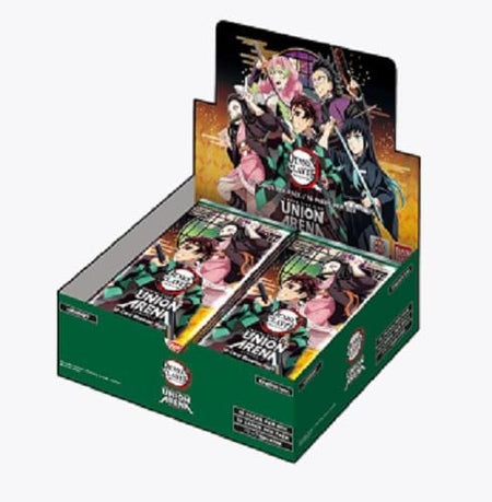 Union Arena TCG: Demon Slayer Kimetsu No Yaiba 1st Edition Booster Box [UE05BT] - 16 Packs Card Game Bandai Namco