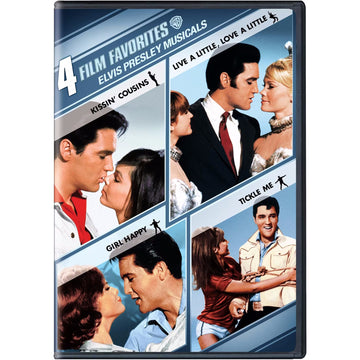 4 Film Favorites: Elvis Presley Musicals (Girl Happy / Kissin' Cousins / Live a Little, Love a Little / Tickle Me) [DVD Box Set] DVDs & Blu-Rays Warner Bros.   