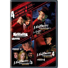 4 Film Favorites: A Nightmare on Elm Street 1-4 [DVD Box Set] DVDs & Blu-Rays New Line Cinema   