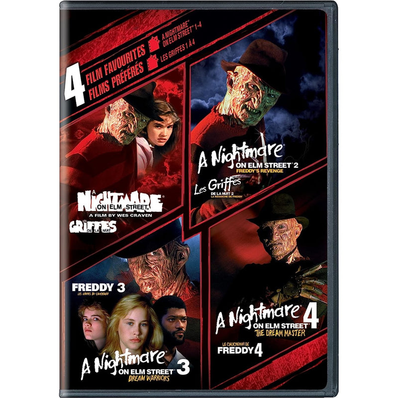 4 Film Favorites: A Nightmare on Elm Street 1-4 [DVD Box Set] DVDs & Blu-Rays New Line Cinema   