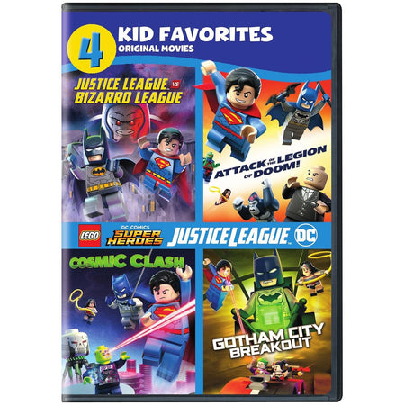 4 Kid Favorites: LEGO DC Comics Super Heroes [DVD] DVDs & Blu-Rays Warner Bros.   