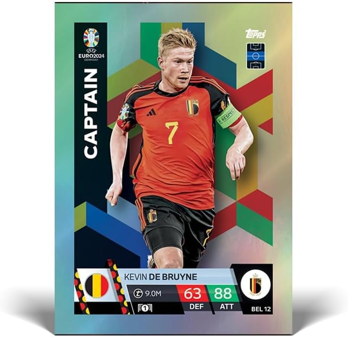 Topps Match Attax Official Licensed Euro 2024 Booster Box (36 Packs) 432 Cards Card Game Topps