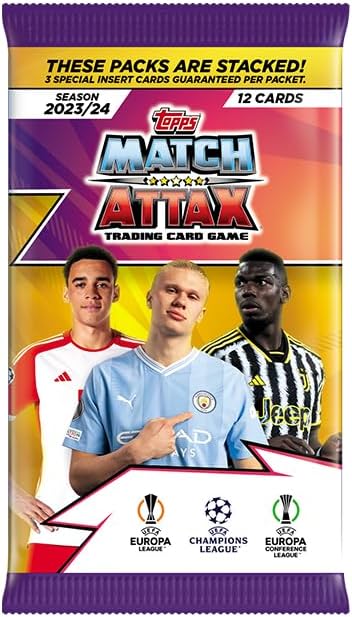 Topps: Match Attax 2023-2024 Booster Box - 36 Packs Card Game Topps   