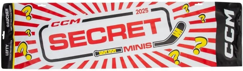 CCM Secret Mini Hockey Sticks 2025 (Right Hand) - 1 Random Stick