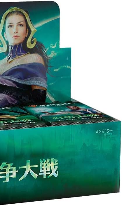 Magic: The Gathering MTG TCG - War of The Spark Booster Box [JPN Japanese] - 36 Packs - Planeswalker in Every Pack! Card Game Wizards of the Coast