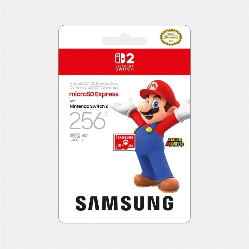 Samsung microSD Express Card – 256GB [Nintendo Switch 2] Nintendo Switch 2 Accessories Nintendo