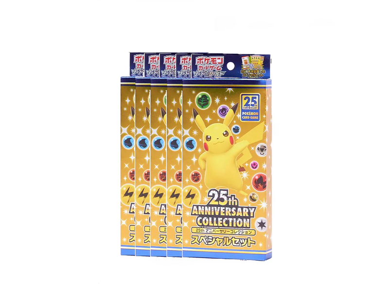 pokemon cards 25th anniversary set Pokemon Card Game 25th Anniversary Collection Special Set 4 Pack plus Promo