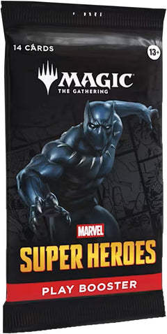 Magic: The Gathering TCG: Marvel Super Heroes Sleeved Play Booster Pack Card Game Wizards of the Coast