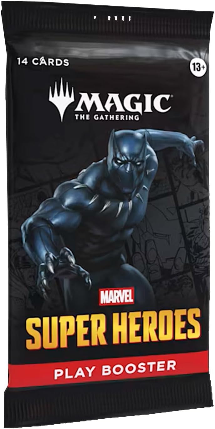 Magic: The Gathering TCG: Marvel Super Heroes Sleeved Play Booster Pack Card Game Wizards of the Coast