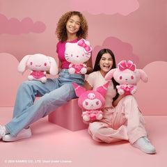 Hello Kitty and Friends: Pink Monochrome My Melody - 12" Plush Plushies Jazwares