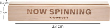 Crosley: Now Spinning Vinyl Stand - AC1015B-NA - Natural [Electronics] Electronics Crosley