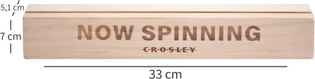 Crosley: Now Spinning Vinyl Stand - AC1015B-NA - Natural [Electronics] Electronics Crosley