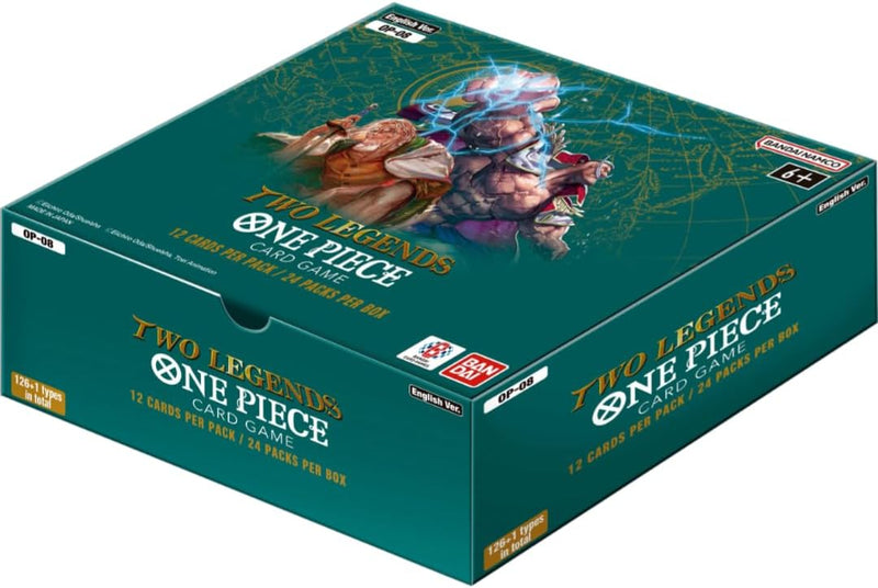 one piece tcg two legends booster box One Piece OP-08 Two Legends Booster Pack