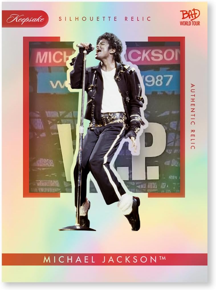 Keepsake: Michael Jackson Bad World Tour Premiere HOLO Booster Breaker Box Trading Cards Keepsake