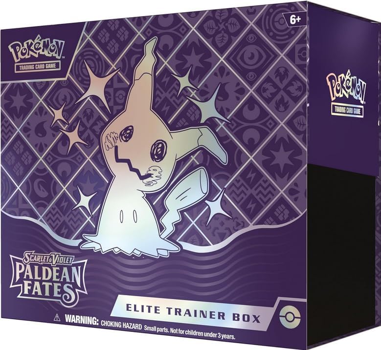 Pokemon TCG: Scarlet & Violet - Paldean Fates Elite Trainer Box Card Game Pokemon   