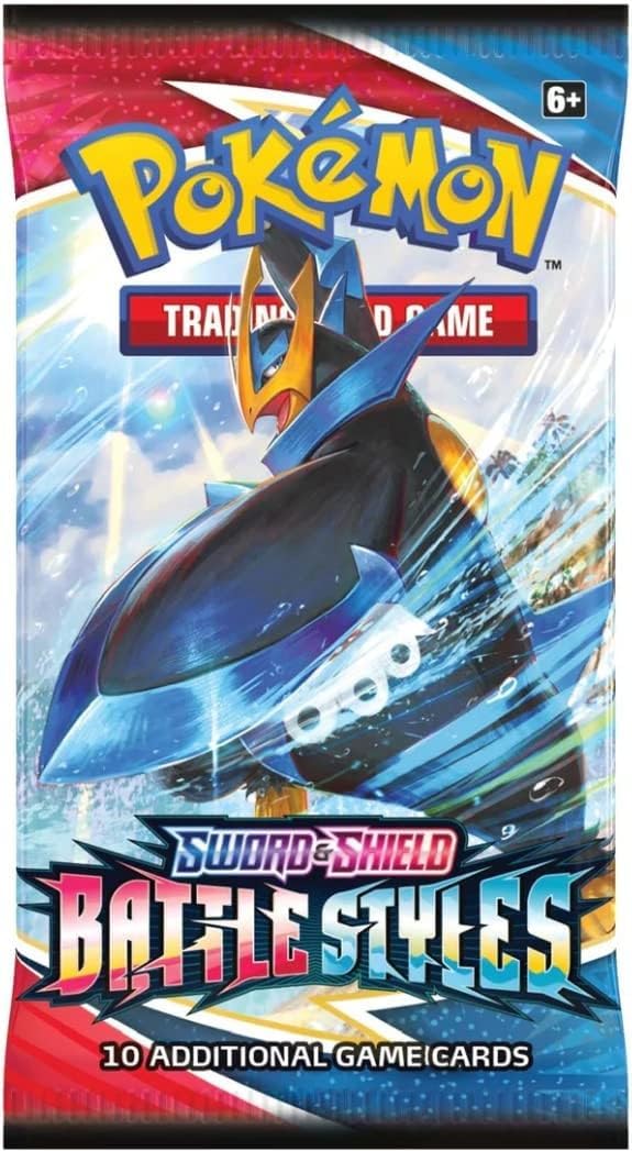 Pokemon TCG: Sword & Shield Battle Styles Sleeved Booster Pack - 1 Random Pack Card Game Pokemon