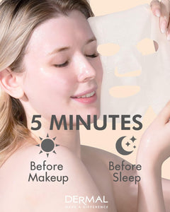 Dermal Korea Collagen Essence Full Face Facial Mask Sheet - 32-Count Combo Pack [Skincare] Skincare Dermal Korea