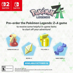 Pokemon: Legends Z-A [Nintendo Switch] Nintendo Switch Video Game Nintendo