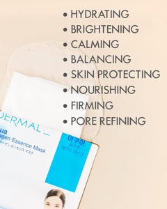 Dermal Korea Collagen Essence Full Face Facial Mask Sheet - 32-Count Combo Pack [Skincare] Skincare Dermal Korea