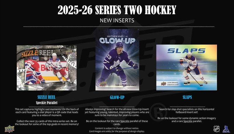 Upper Deck: 2025-26 Series 2 Hockey NHL Tin Box Sports Cards Upper Deck