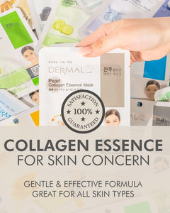 Dermal Korea Collagen Essence Full Face Facial Mask Sheet - 24-Count Combo Pack [Skincare] Skincare Dermal Korea