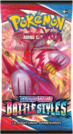 Pokemon TCG: Sword & Shield Battle Styles Sleeved Booster Pack - 1 Random Pack Card Game Pokemon