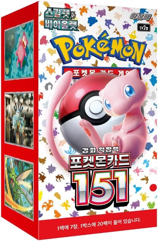 Pokemon TCG: Scarlet & Violet 151 Booster Box - [Korean KOR] Card Game Pokemon