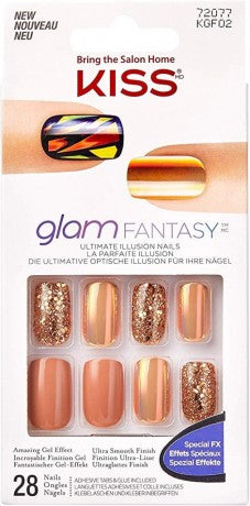 Kiss Glam Fantasy: 28 Nails - 72077 KGF02 [Beauty] Beauty Kiss New York