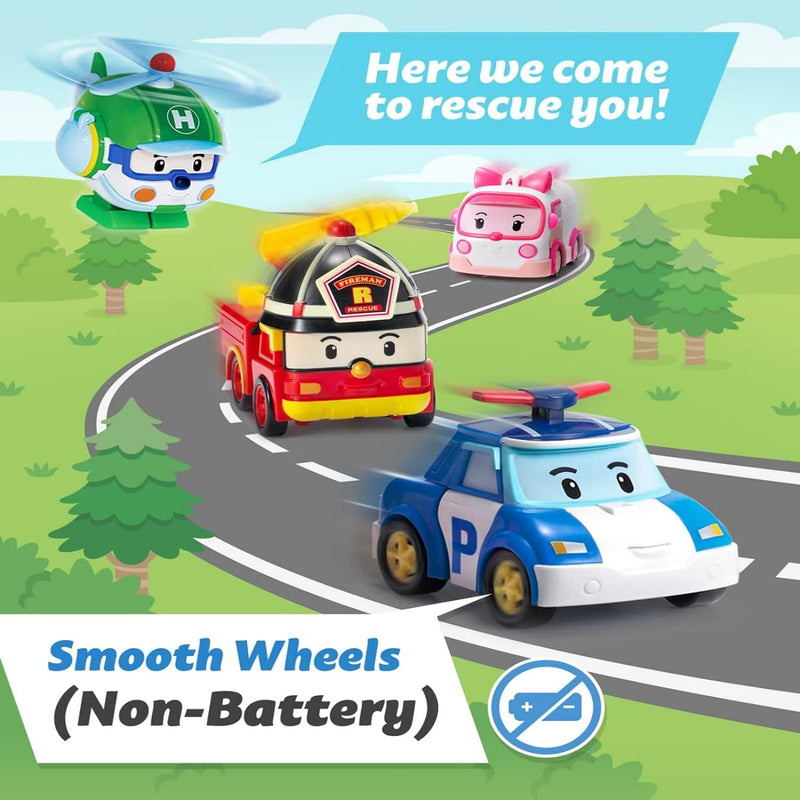Robocar Poli: Transforming Robot - [Poli 4" Inch] Toys & Games ROI Visual
