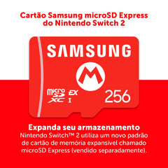 Samsung microSD Express Card – 256GB [Nintendo Switch 2] Nintendo Switch 2 Accessories Nintendo